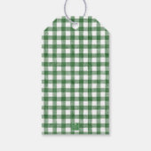 水カラーボホオレンジスライスリースクリスマス ギフトタグ (裏面)