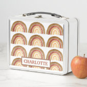 水カラーボホパステルキッズガールサンレインボー メタルランチボックス (インサイチュ)