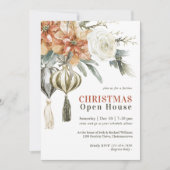 水カラーポインセティアス&オーナメントオープンハウス 招待状 (正面)