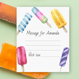 水カラーポピクル誕生日タイムカプセルメッセージ