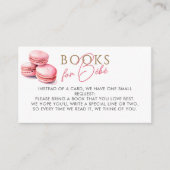 水カラーマカロンブックスベベベビーシャワー エンクロージャーカード (正面)