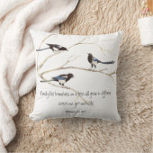 水カラーマッパイファミリー引用文動物自然 クッション (ブランケット)