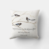 水カラーマッパイファミリー引用文動物自然 クッション (裏面)