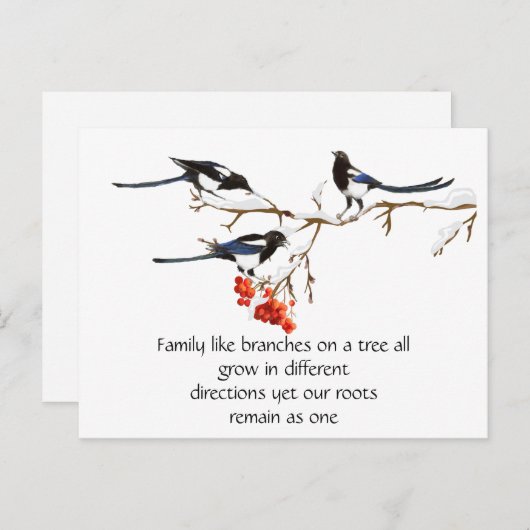 水カラーマッパイファミリー引用文動物自然 ポストカード (正面/裏面)