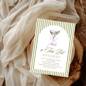 水カラーマルチニティニビット婚約したブライダルシャワー 招待状