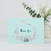 水カラーマーメイド&リースサンキューカード サンキューカード (スタンド正面)