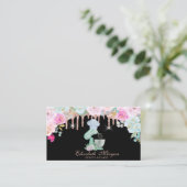 水カラーミキサーフラワーズバラ金ゴールドドリップスベーカリー 名刺 (スタンド正面)