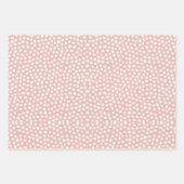 水カラーユニコーンファースト誕生日ガール招待状 ラッピングペーパーシート (正面2)