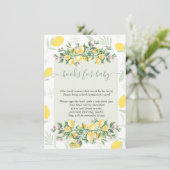 水カラーレモンのフレーム エンクロージャーカード (スタンド正面)