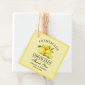 水カラーレモンリモンチェロ感謝していスクエアイエロー フェイバータグ (インサイチュ)