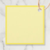 水カラーレモンリモンチェロ感謝していスクエアイエロー フェイバータグ (裏面)