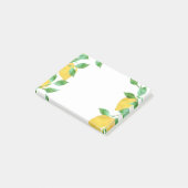 水カラーレモン付箋 ポストイット (アングル)