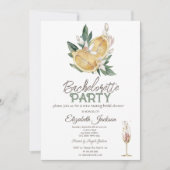 水カラーレモン植物性ガラスバチェロレッテ 招待状 (正面)