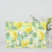 水カラーレモン職人せっけん製品ラップ紙 便箋 (スタンド正面)