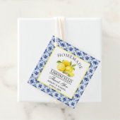 水カラーレモン青タイルリモンチェロ感謝してい フェイバータグ (インサイチュ)