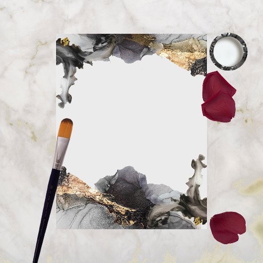 水カラーヴァネサブラックアンドホワイトスクラップブック紙