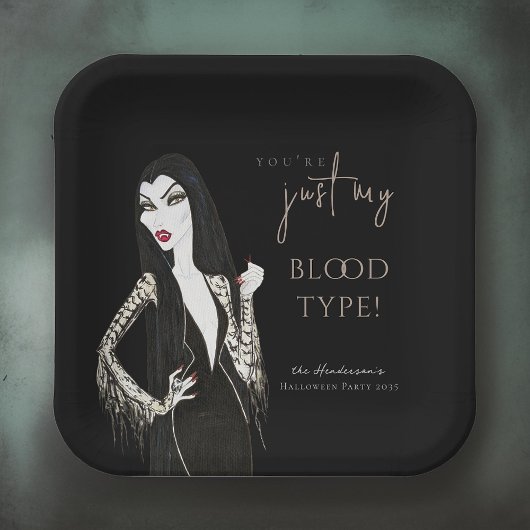 水カラーヴァンパイレスファンシーハロウィーン紙プレート ペーパープレート