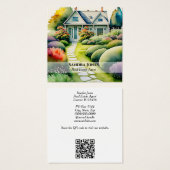 水カラー実在エステート名刺2 (正面&裏面)