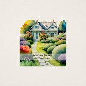 水カラー実在エステート名刺2 (正面)