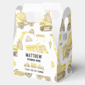 水カラー建築車誕生日ありがとう フェイバーボックス (オープン)