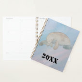 水カラー海マザーベビーマナティー プランナー手帳 (ディスプレー)