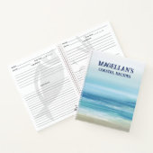 水カラー海波ビーチハウスコーストレシピ ノートブック (内部)