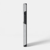 水カラー縁どコリードッグペットアニマルアート iPhoneケース (左側面)