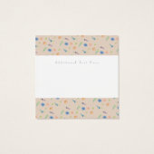 水カラー野生花模様植物学イベントデザイナー (裏面)