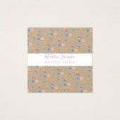 水カラー野生花模様植物性イベントクラフト (正面)