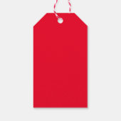 水カラー雪だるまフェスティバルハッピーホリデイズ ギフトタグ (裏面)