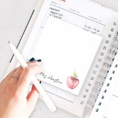 水カラーApple Note先生メモ帳 ノートパッド