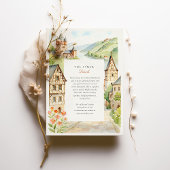 水カラーBACHERACHドイツ結婚ズ 招待状