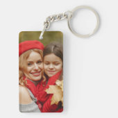 水カラーWildflower Mom定義 キーホルダー (裏面)