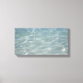 水カリブの抽象芸術青自然 キャンバスプリント