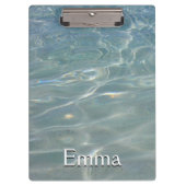 水カリブの抽象芸術青自然 クリップボード (正面)