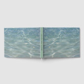 水カリブの抽象芸術青自然 ゲストブック (全面)