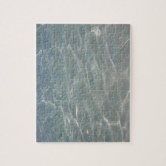 水カリブの抽象芸術青自然 ジグソーパズル (縦)