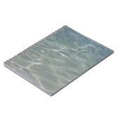 水カリブの抽象芸術青自然 ノートブック (左側)