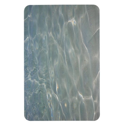 水カリブの抽象芸術青自然 マグネット (縦)