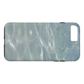 水カリブの抽象芸術青自然 Case-Mate iPhoneケース (裏面(横))