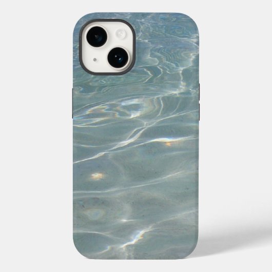 水カリブの抽象芸術青自然 Case-Mate iPhoneケース (裏面)