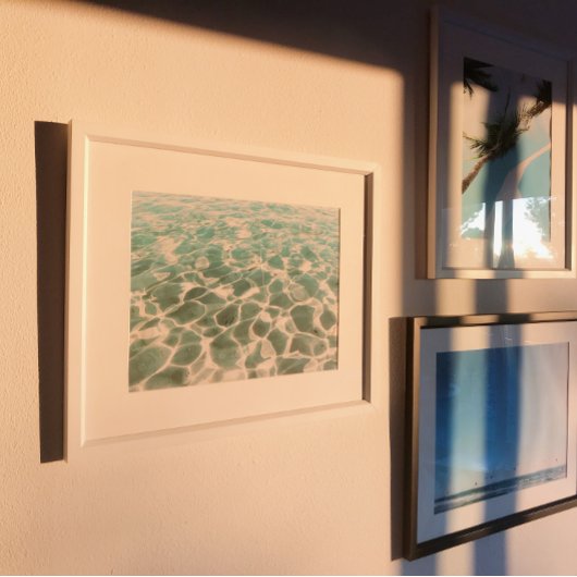 水カリブの模様とテクスチャ撮影 ポスター