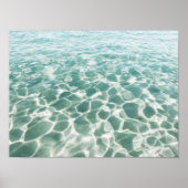 水カリブの模様とテクスチャ撮影 ポスター (正面)