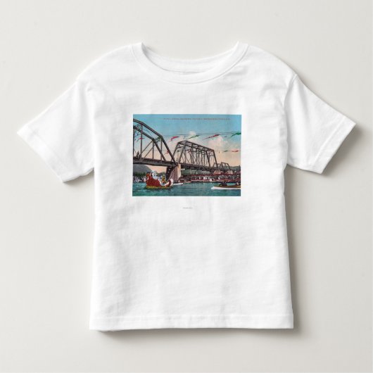 水カーニバルおよび北西太平洋RR トドラーTシャツ (正面)