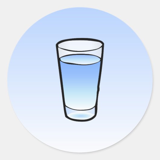 水ガラスクラシック丸シール ラウンドシール (正面)