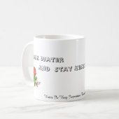 水ガラス コーヒーマグカップ (正面左)