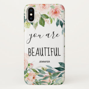 水ガーリー彩植物名 iPhone X ケース