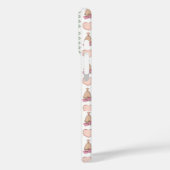 水ガーリー色ハートとフローラホワイトピンク Case-Mate iPhoneケース (裏面 / 左)