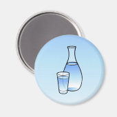 水キャラフェサークルマグネット マグネット (正面/裏面)