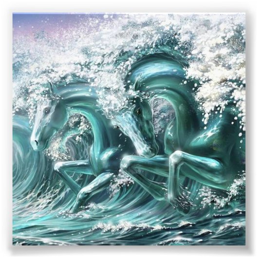 水ギャロップ フォトプリント            (正面)